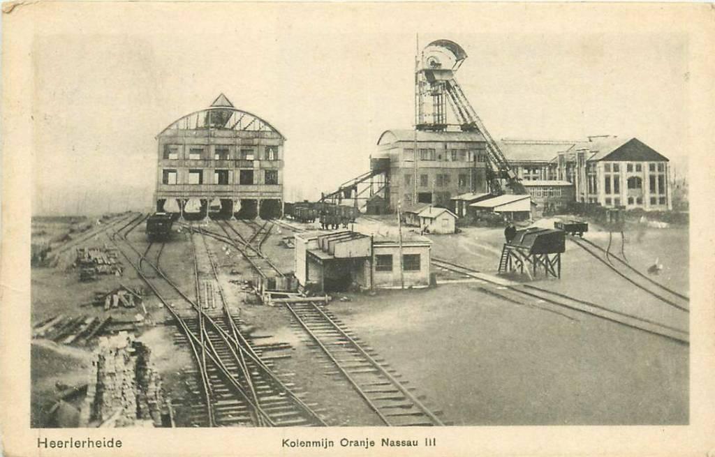 381-255-031 Heerlerheide Oranje Nassau Mijn, Verzamelen, Verzenden, Voor 1920, Limburg