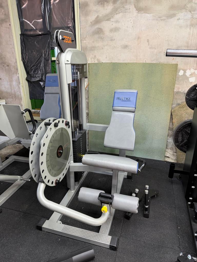 Teca Prestige Leg Extension - Professionele Krachtmachine, Ophalen, Gebruikt, Krachtstation, Metaal