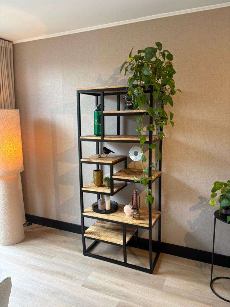 Wandkast, Huis en Inrichting, Kasten | Boekenkasten, Ophalen, 50 tot 100 cm, Zo goed als nieuw, 150 tot 200 cm