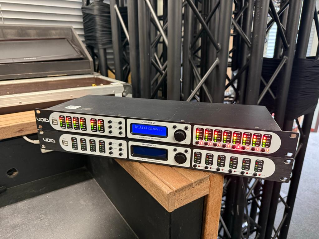 Void Acoustic LIVEDRIVE V2 & DIGIDRIVE V2 Processors, Muziek en Instrumenten, Mengpanelen, Ophalen of Verzenden, Gebruikt, 5 tot 10 kanalen