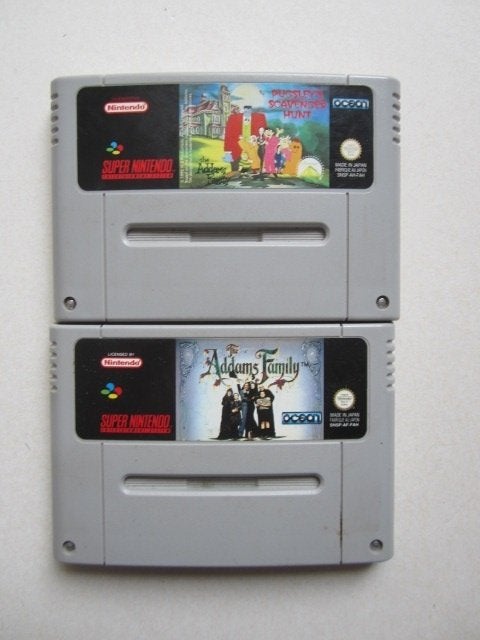 Addams Family SNES Super Nintendo NES, Spelcomputers en Games, 1 speler, Ophalen of Verzenden, Zo goed als nieuw, Vanaf 3 jaar