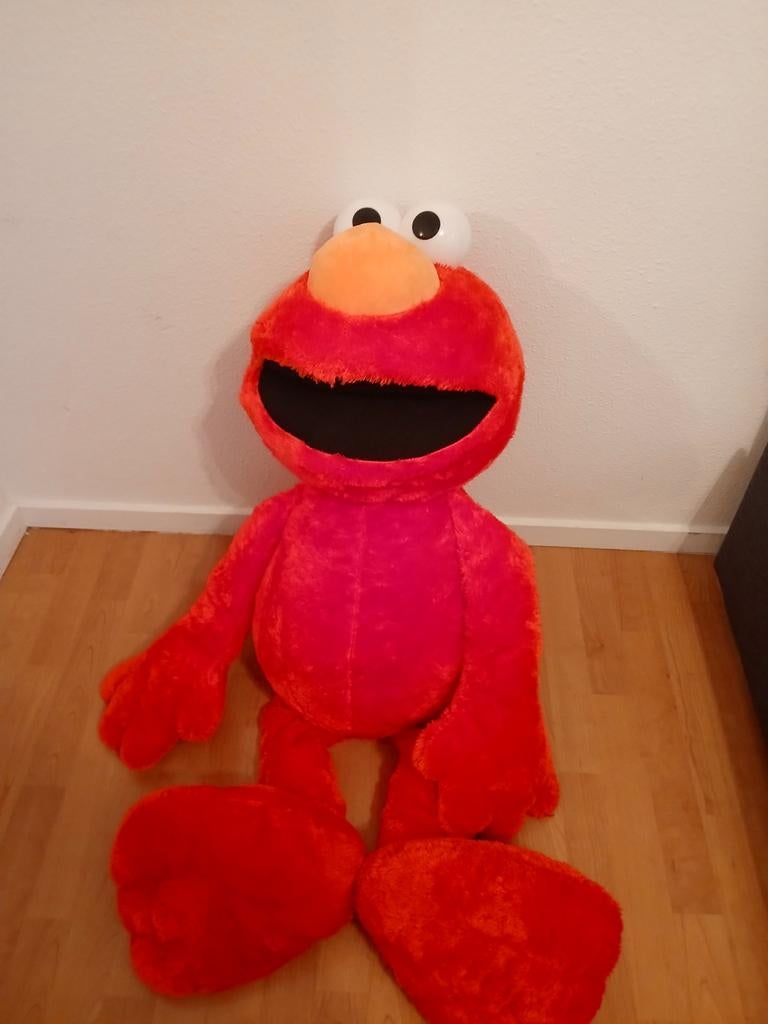 Grote elmo knuffel, Kinderen en Baby's, Speelgoed | Knuffels en Pluche, Overige merken, Overige karakters, Overige typen, Nieuw