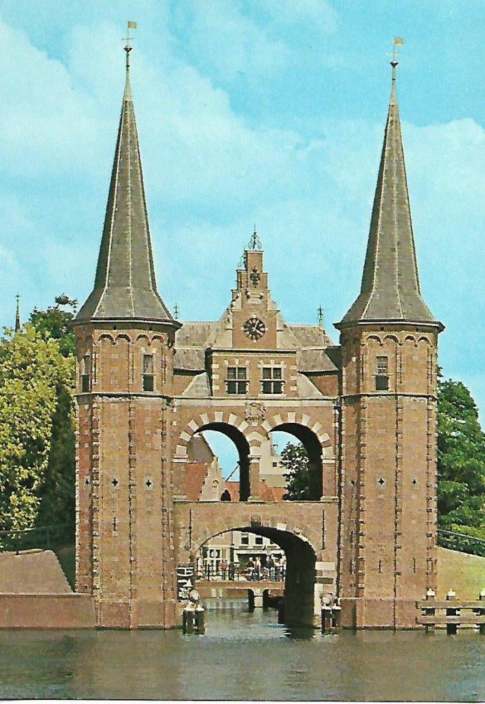 Sneek- -Waterpoort., Verzenden, 1980 tot heden, Gelopen, Friesland