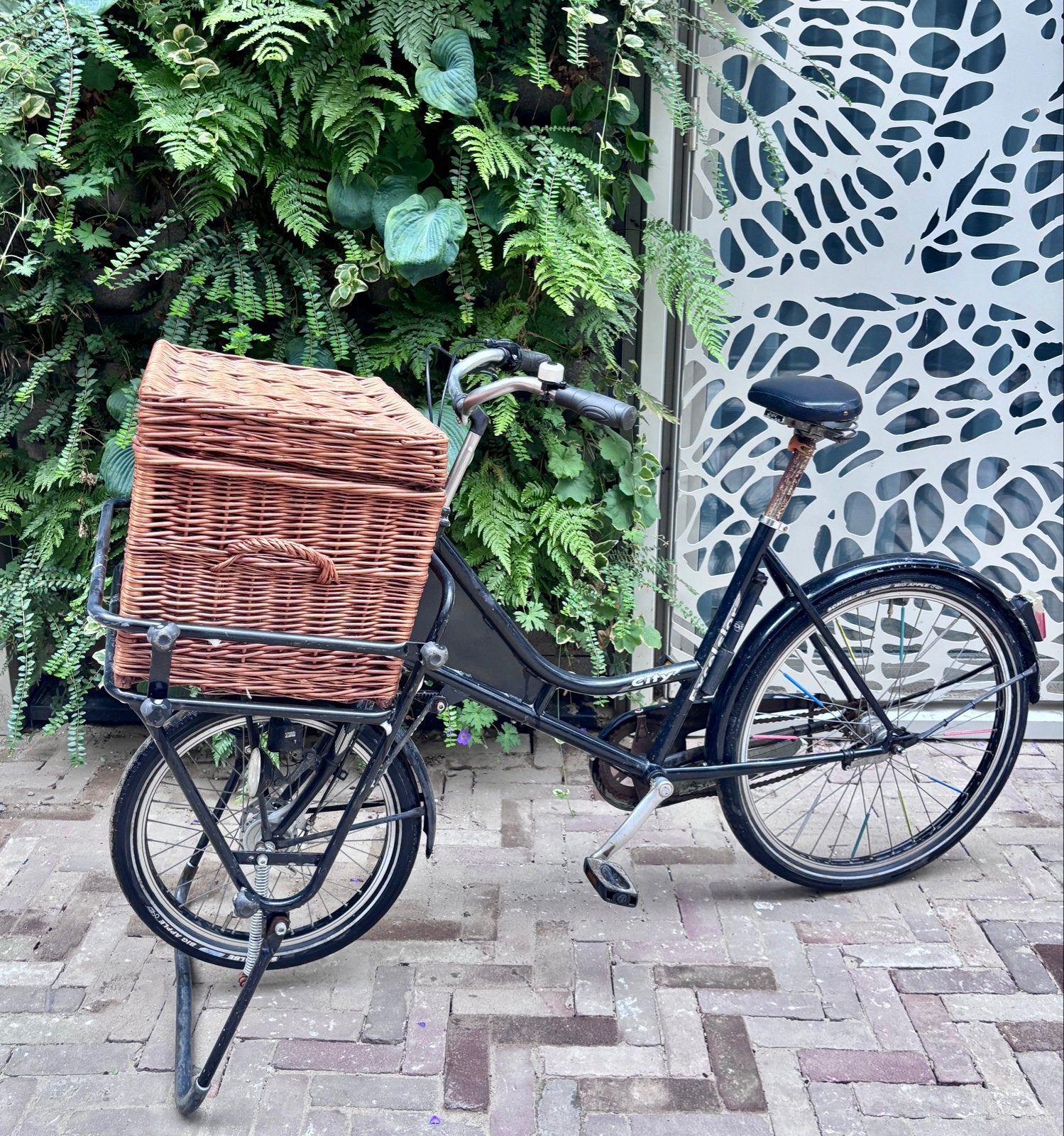 Exelsior City Transportfiets met Grote Standaard, Terugtraprem, Gebruikt, Versnellingen, 50 tot 53 cm
