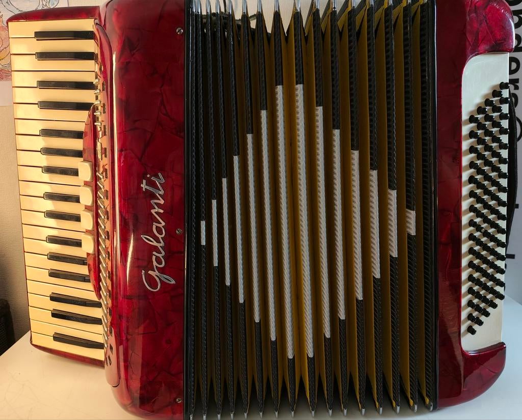 Galanti Accordeon 80 Bassen - Gereviseerd met Garantie, Muziek en Instrumenten, Accordeons, Ophalen of Verzenden, Gebruikt, 80-bas