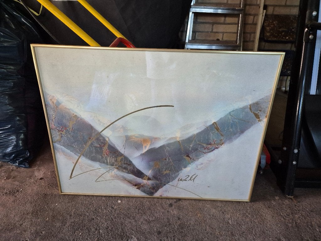 Modern schilderij/poster, Ophalen, 50 – 75, Zo goed als nieuw, Schilderij