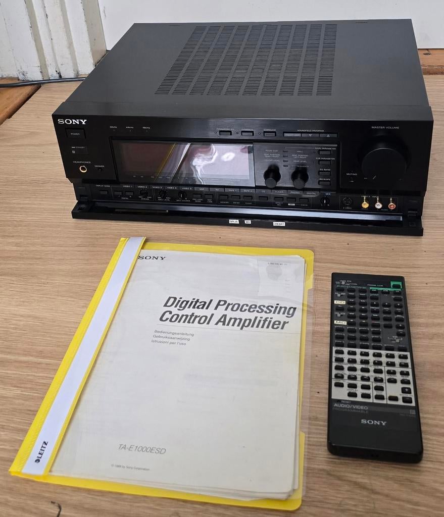 Sony TA-E1000ESD Digital Processing Control Amplifier, Overige systemen, Ophalen of Verzenden, Zo goed als nieuw, Sony