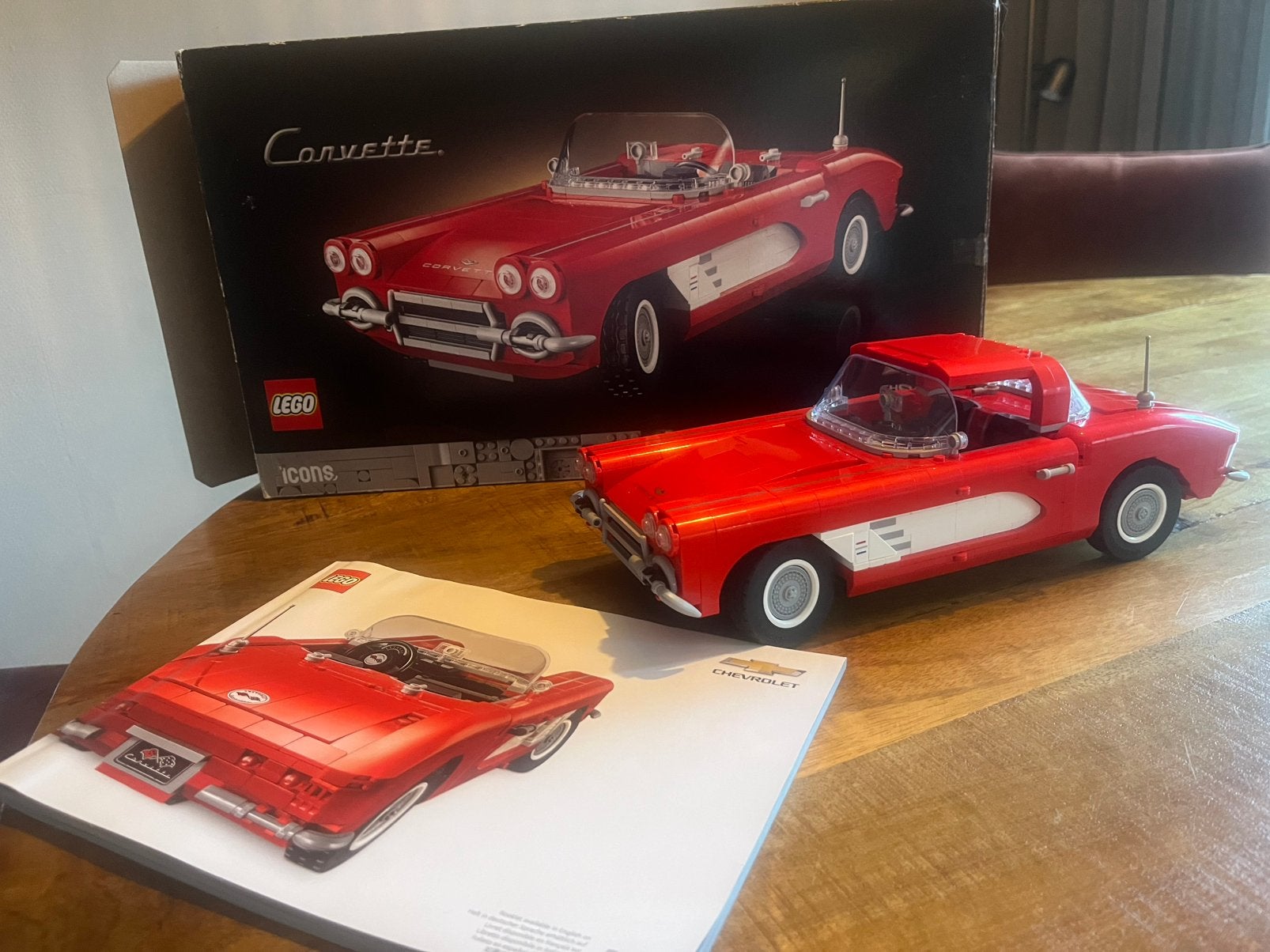 Technisch LEGO Corvette 10321, Ophalen of Verzenden, Zo goed als nieuw