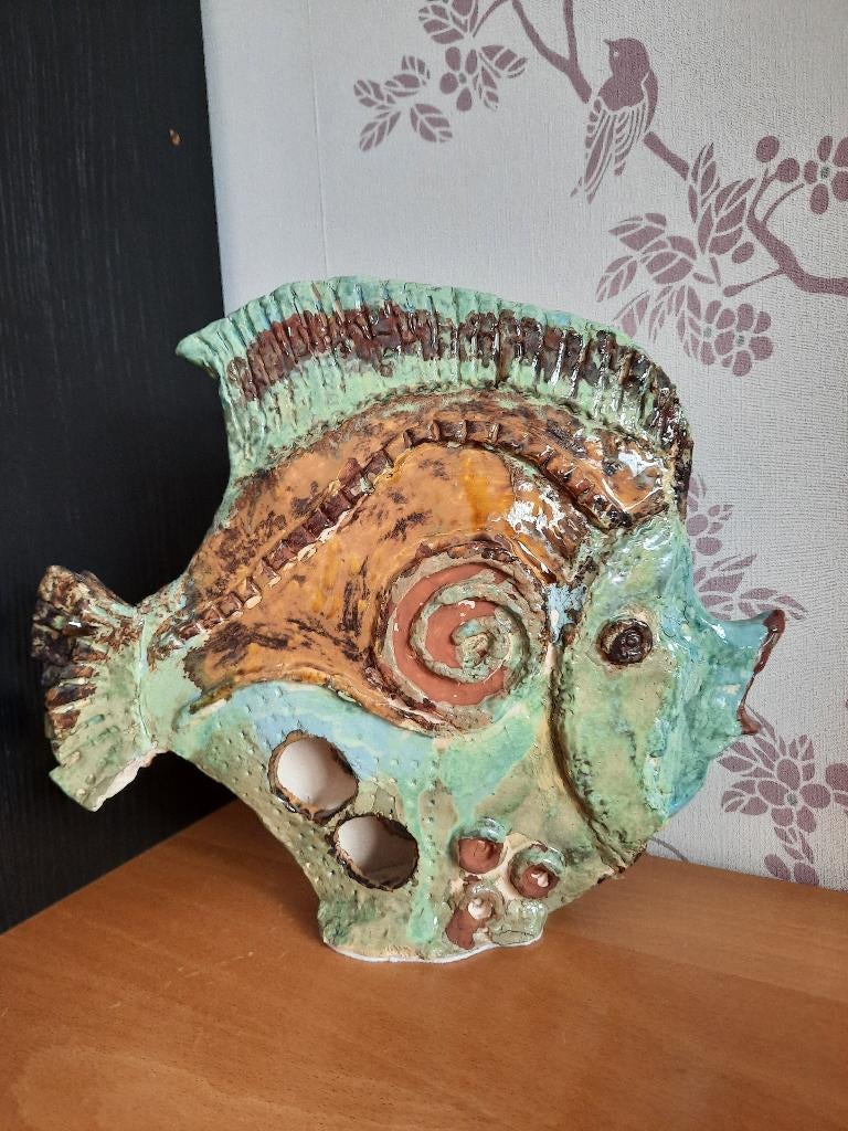 keramiek design vis uit eigen atelier, Antiek en Kunst, Ophalen of Verzenden