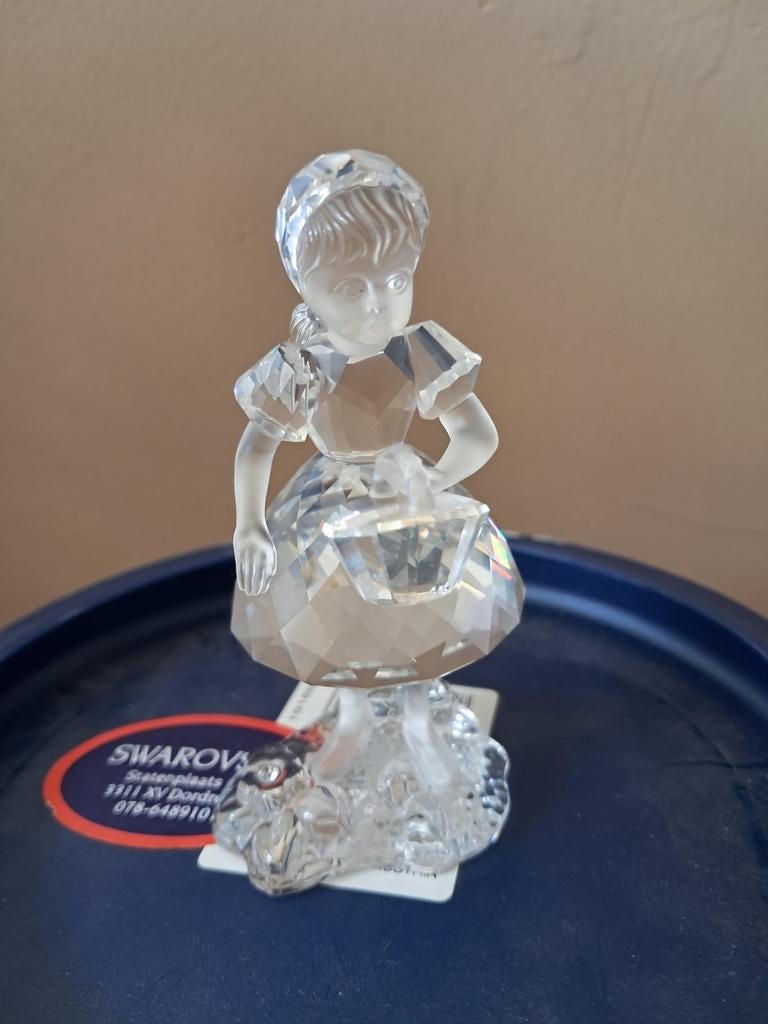 Swarovski Roodkapje met mandje en doos, met certificaat, Verzamelen, Ophalen of Verzenden, Zo goed als nieuw, Figuurtje
