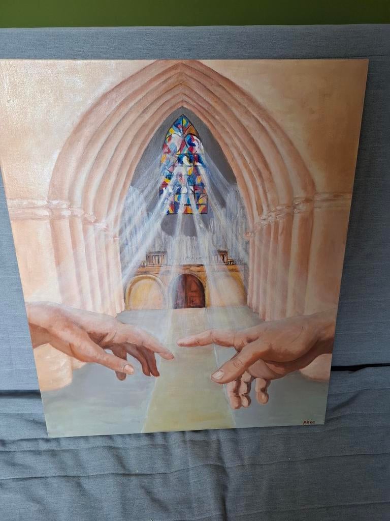 Religieus schilderij, Antiek en Kunst, Ophalen of Verzenden