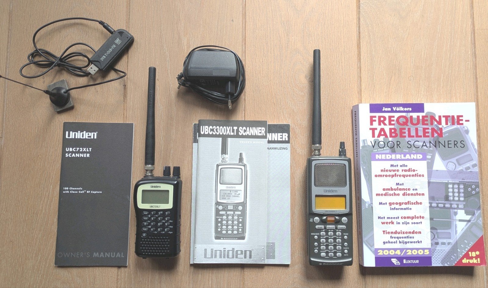 Uniden handscanners UBC72XLT en UBC3300XLT, Ophalen