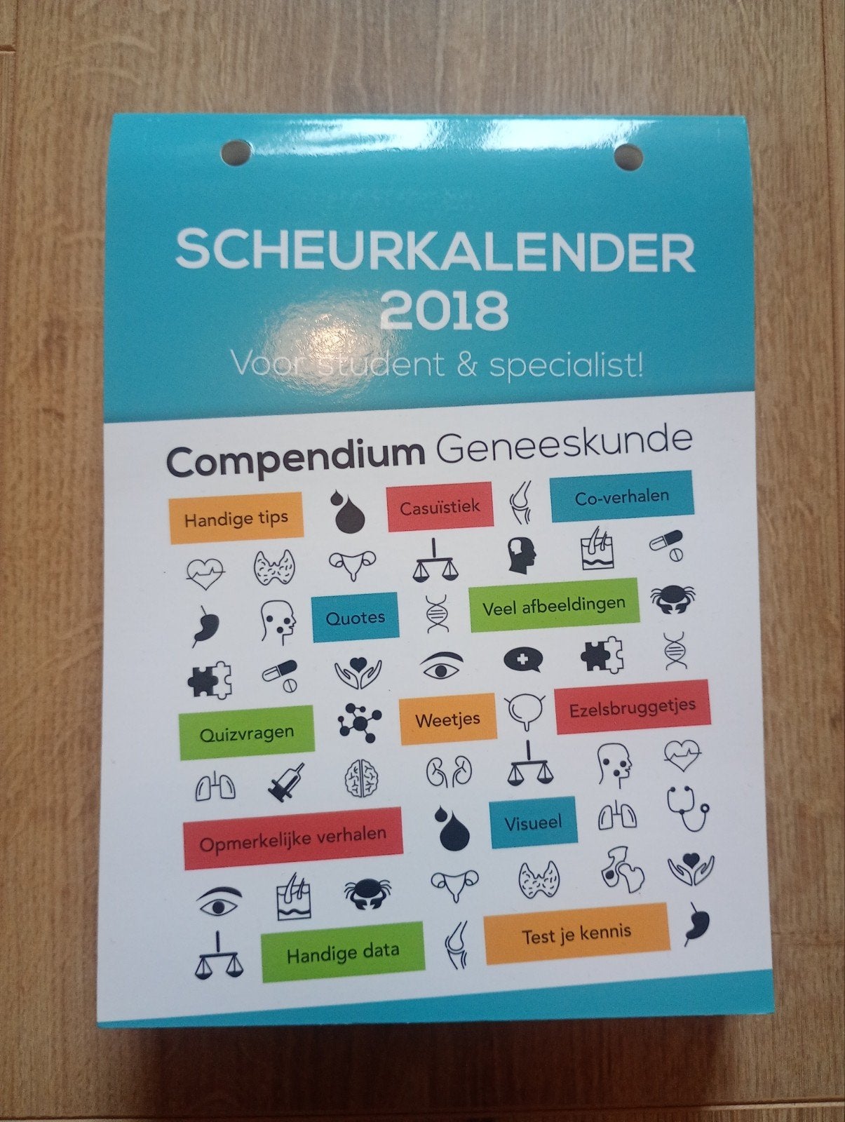 Compendium Geneeskunde Scheurkalender 2018, Boeken, Studieboeken en Cursussen, Romee Snijders, Veerle Smit, Ophalen of Verzenden