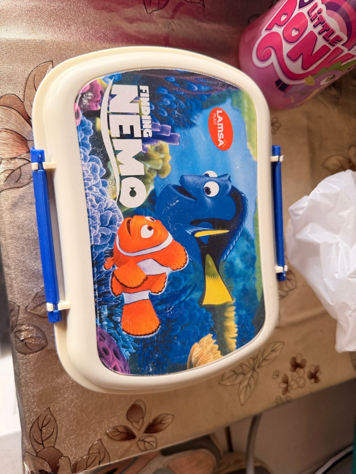 Diverse kinderlunchboxen en drinkfles, Ophalen, Gebruikt