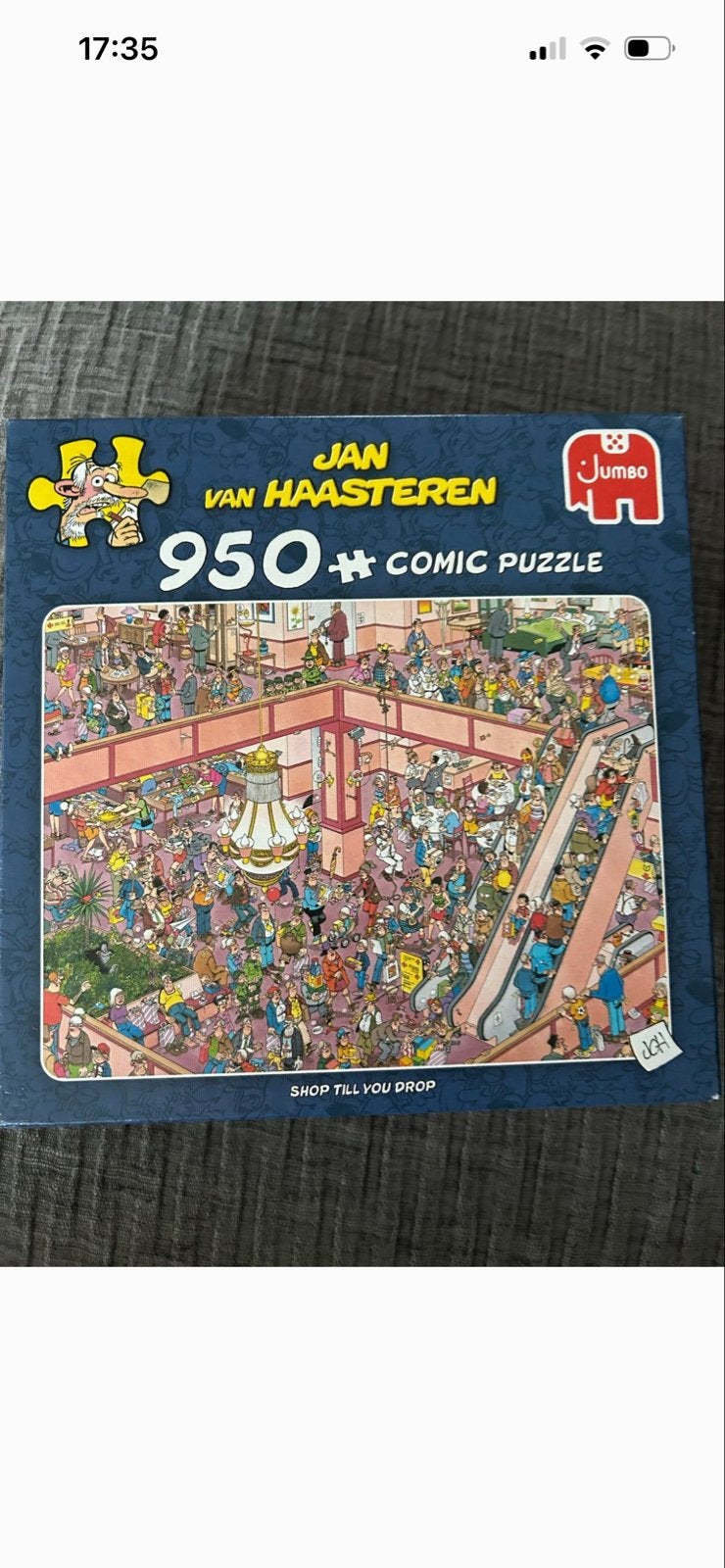 Jan van Haasteren 950 stukjes - Shop Till You Drop, Ophalen of Verzenden, 500 t/m 1500 stukjes, Gebruikt, Legpuzzel