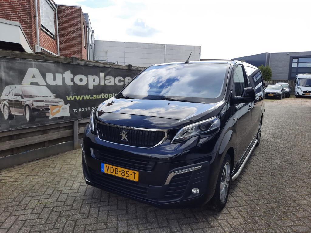 Peugeot Expert 2.0 BlueHDI 180 Lang xenon headup automaat, Auto's, Gebruikt, Euro 6, 4 cilinders, Zwart