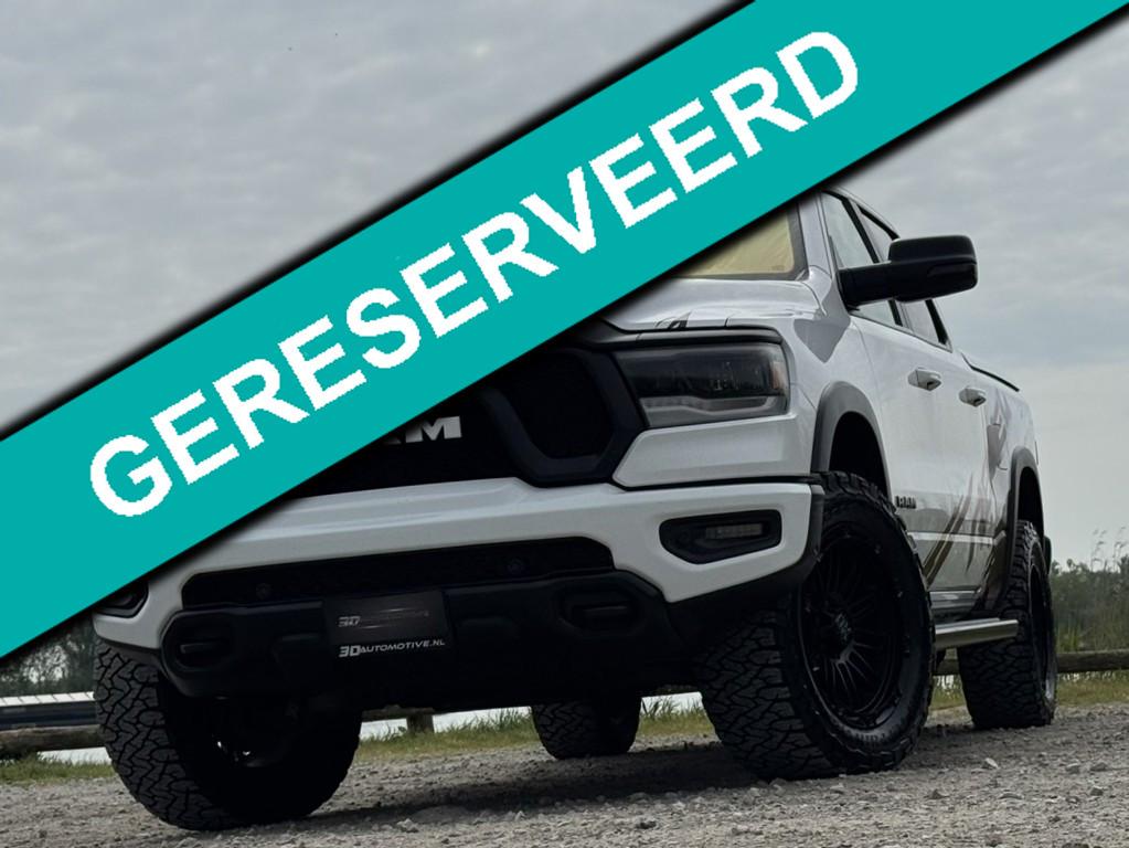 Dodge Ram 1500 Rebel 5.7L V8, MARGE - GEEN BTW, LUCHTVERING,, Automaat, Gebruikt, 5654 cc, Leder en Stof