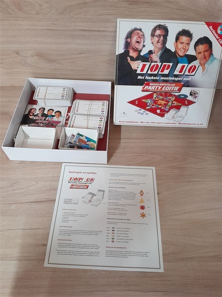 Top 40 spel - party editie - s5337, Hobby en Vrije tijd, Verzenden, Zo goed als nieuw