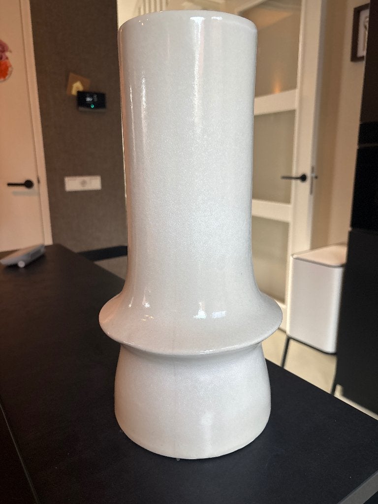 Vaas, Ophalen, Wit, Zo goed als nieuw, 40 cm