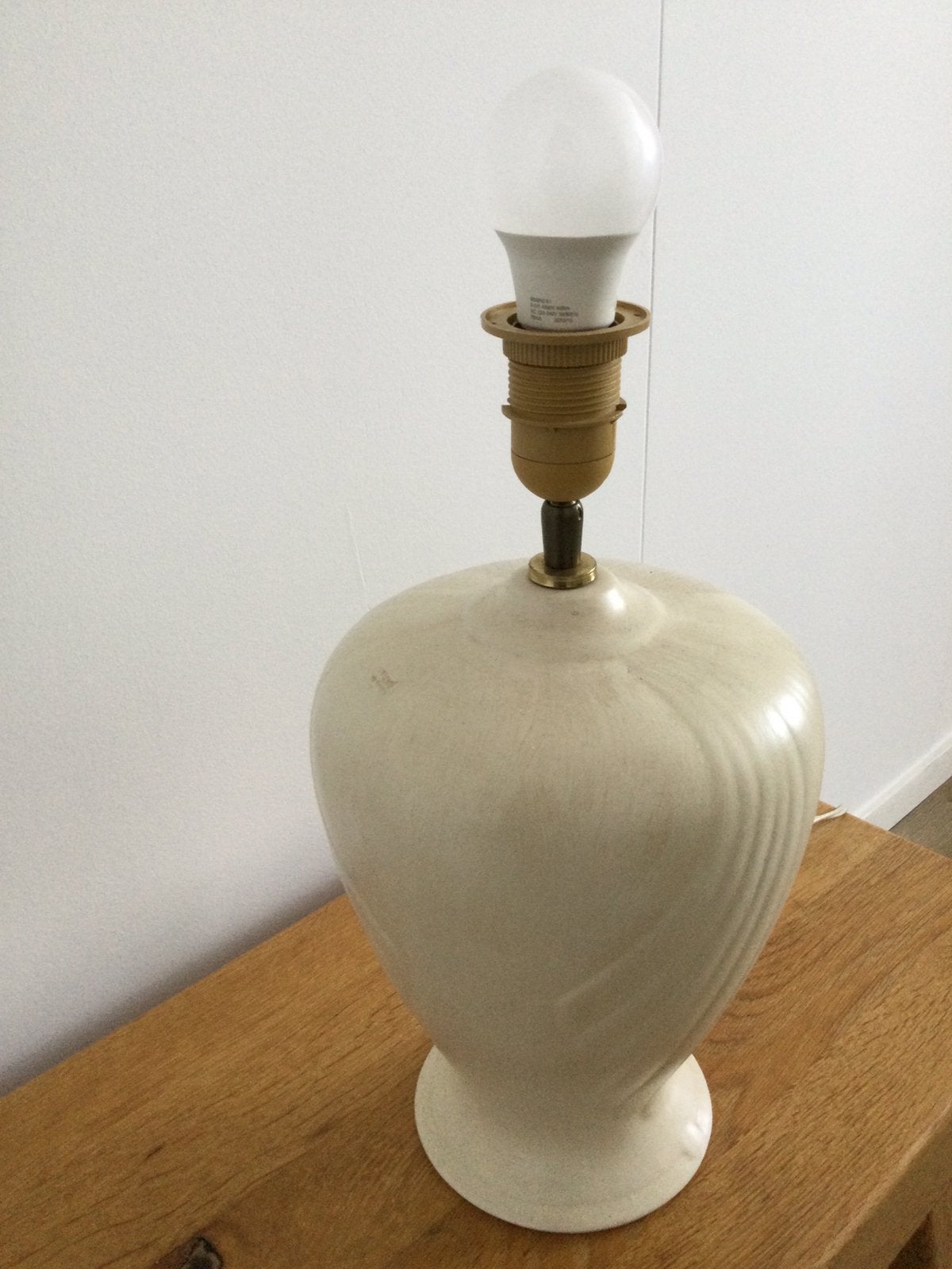 Vaaslamp zonder kap, Huis en Inrichting, Ophalen, Zo goed als nieuw