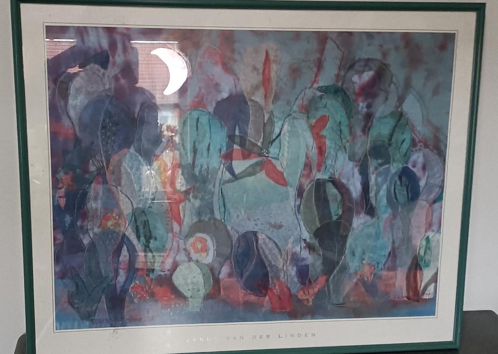 "schilderij" van stof, Antiek en Kunst, Kunst | Schilderijen | Klassiek, Ophalen