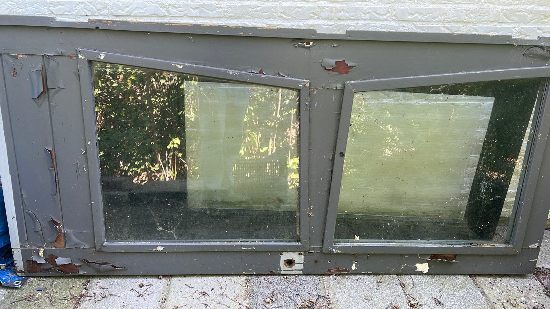 Buitendeur marantihout 203 x 91.5, Doe-het-zelf en Verbouw, Kozijnen en Schuifpuien, Deurkozijn, Zo goed als nieuw, 150 tot 225 cm