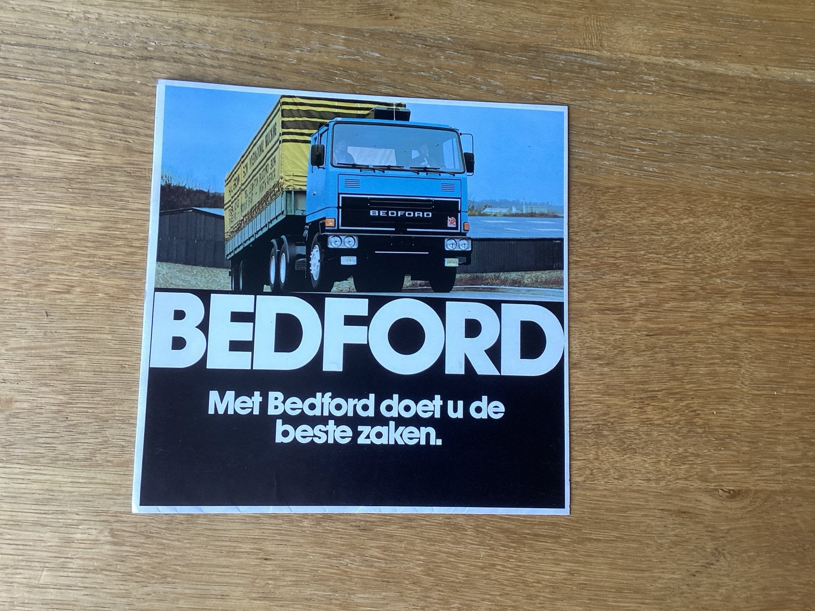 Bedford vrachtwagen folder - Met Bedford doet u de beste zak, Ophalen of Verzenden, Zo goed als nieuw, Overige merken