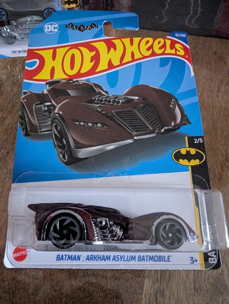 Batman - Arkham Asylum Batmobile - HW Long Card - New - 25, Ophalen, Nieuw, Auto