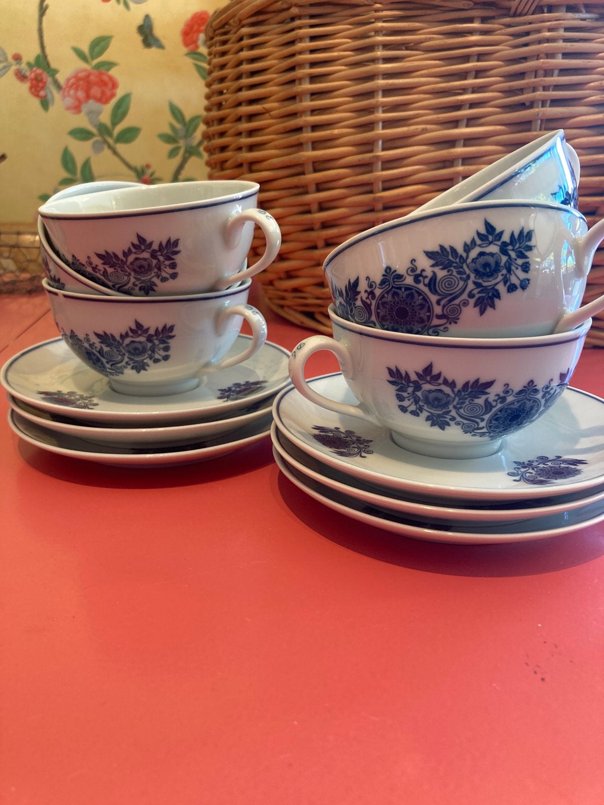Vintage DE-MOSA kop&schotel, Ophalen of Verzenden