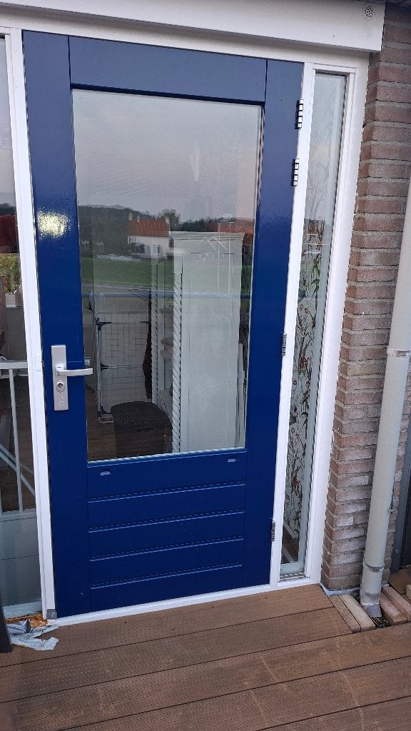 achterdeur/balkondeur, Ophalen, 80 tot 100 cm, 200 tot 215 cm, Glas