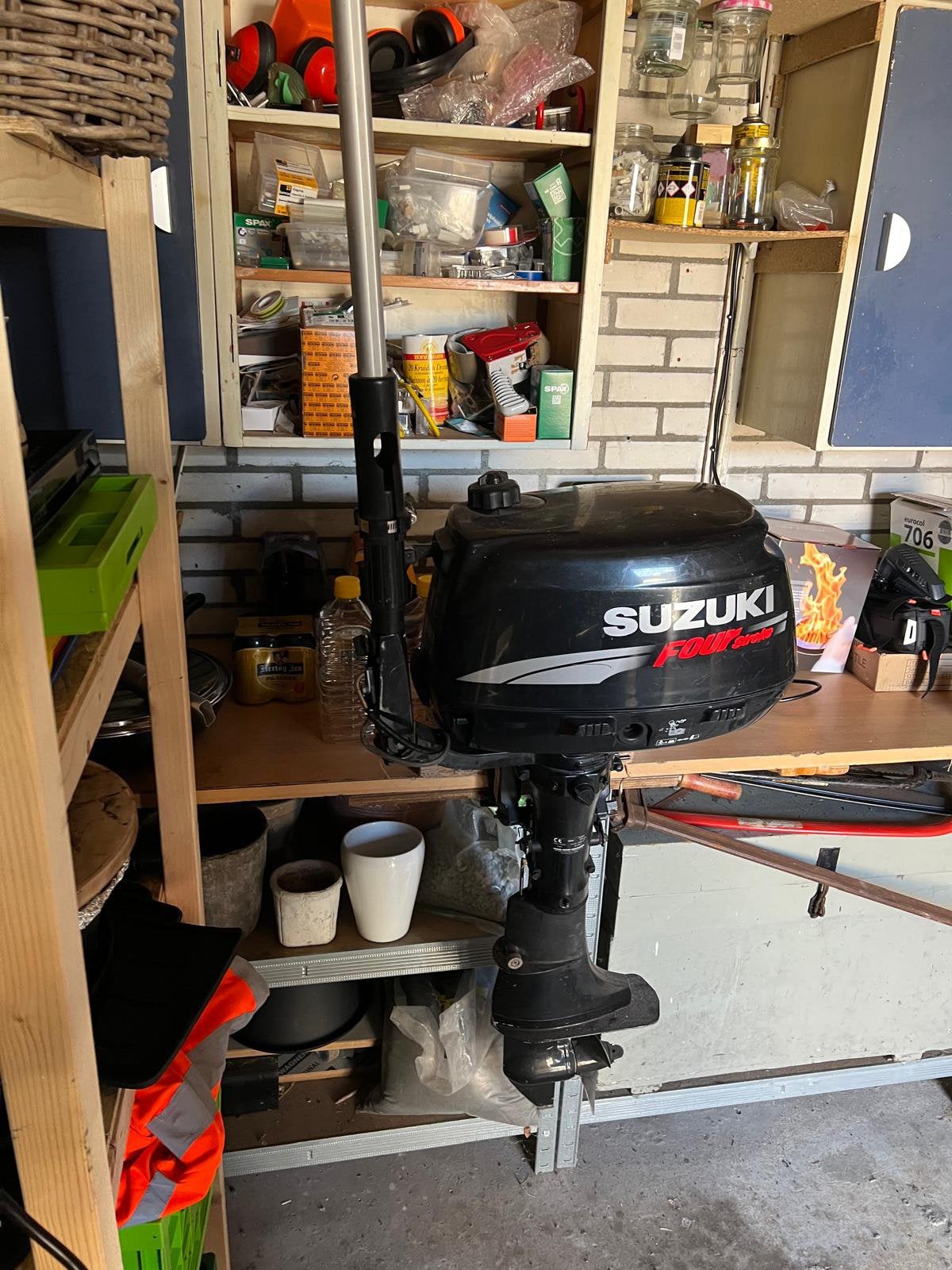 Buitenboord motor Suzuki 6pk, Watersport en Boten, Ophalen, Gebruikt, 5 tot 10 pk, Viertaktmotor