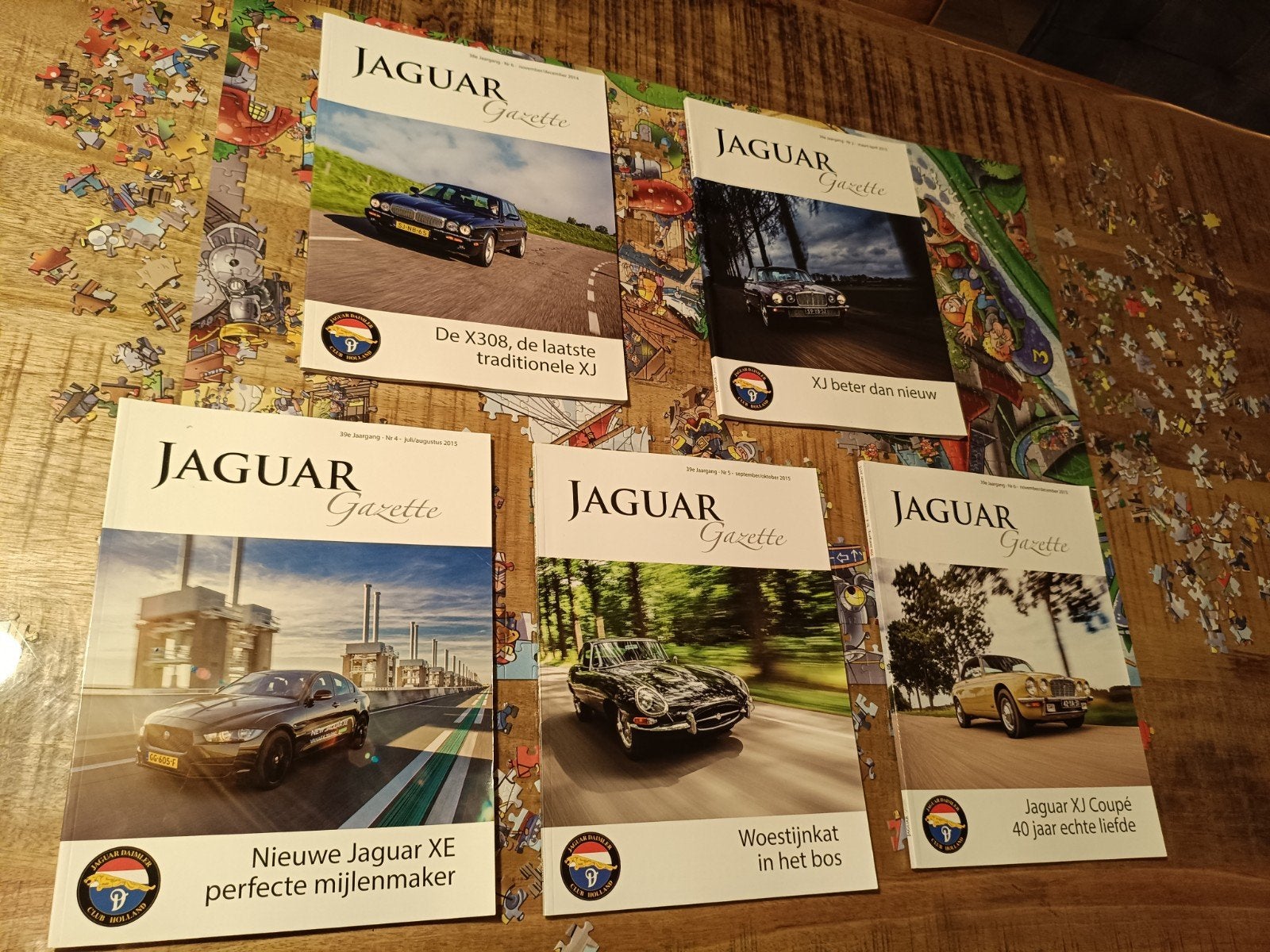 5x clubblad jaguar gazette, Ophalen, Nieuw, Overige typen