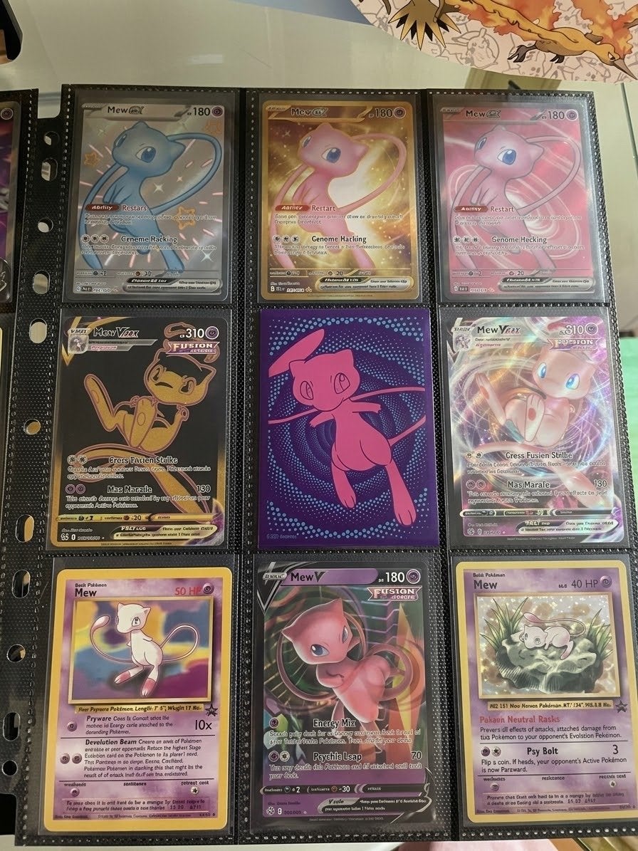 Mew Pokémon Kaarten Collectie (Ruilen), Ophalen of Verzenden, Zo goed als nieuw