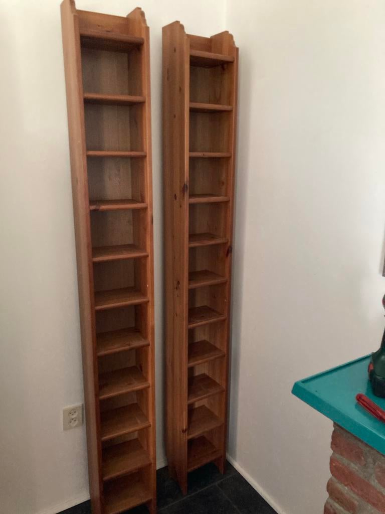 Twee houten IKEA CD kasten, Ophalen, Gebruikt, 150 discs of meer, Cd's