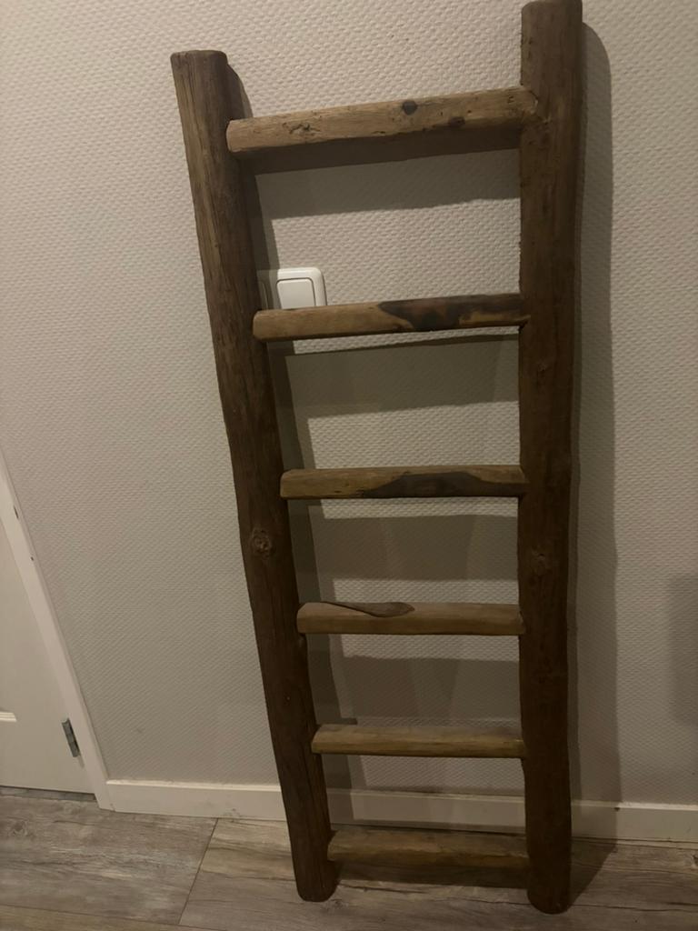 Decoratie ladder trap wandladder handdoek ladder, Huis en Inrichting, Woonaccessoires | Overige, Ophalen, Zo goed als nieuw