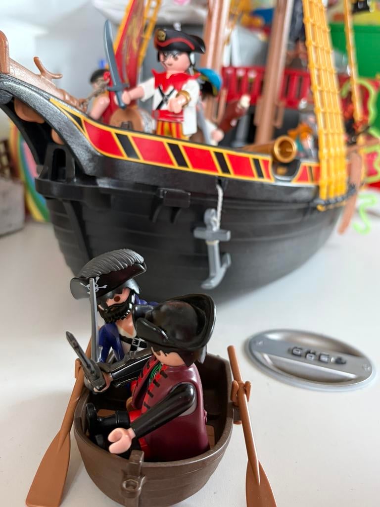 Piratenschip Playmobil + extra, Ophalen, Zo goed als nieuw