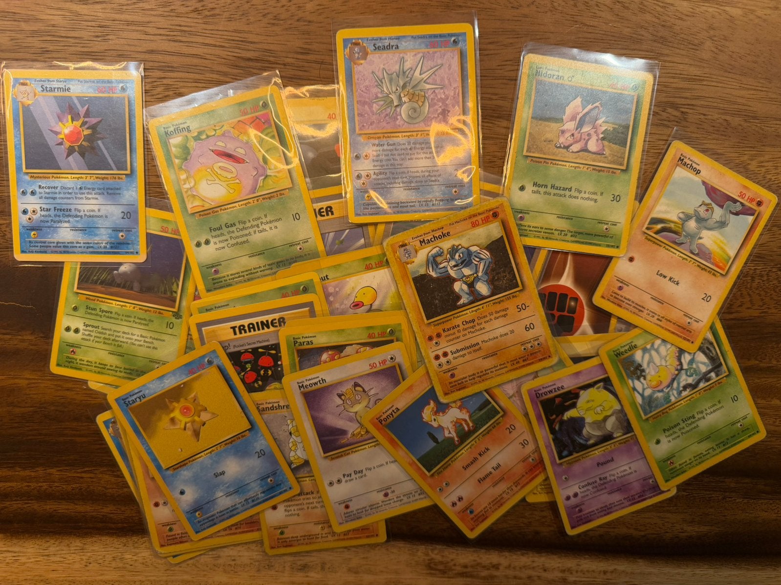 Vintage Pokémon partij | Base/Jungle/Fossil/Rocket, Ophalen of Verzenden, Zo goed als nieuw, Meerdere kaarten