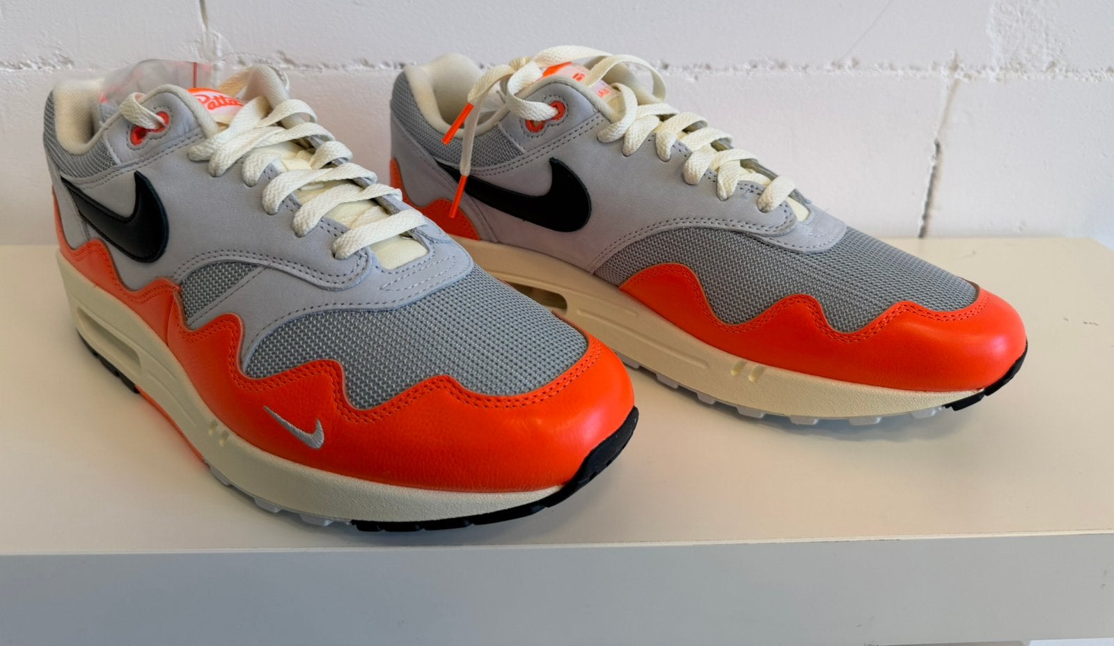 Nike Air Max 1 Patta Hyper Crimson Silver mt46 OG, Ophalen of Verzenden, Zo goed als nieuw, Overige kleuren