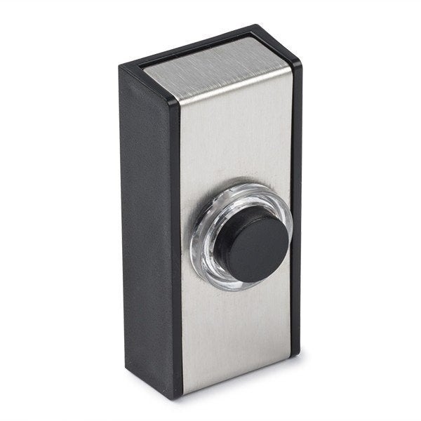 Deurbeldrukker Honeywell D 611 Bedraad Zwart - RVS, Ophalen, Zo goed als nieuw, Bedraad