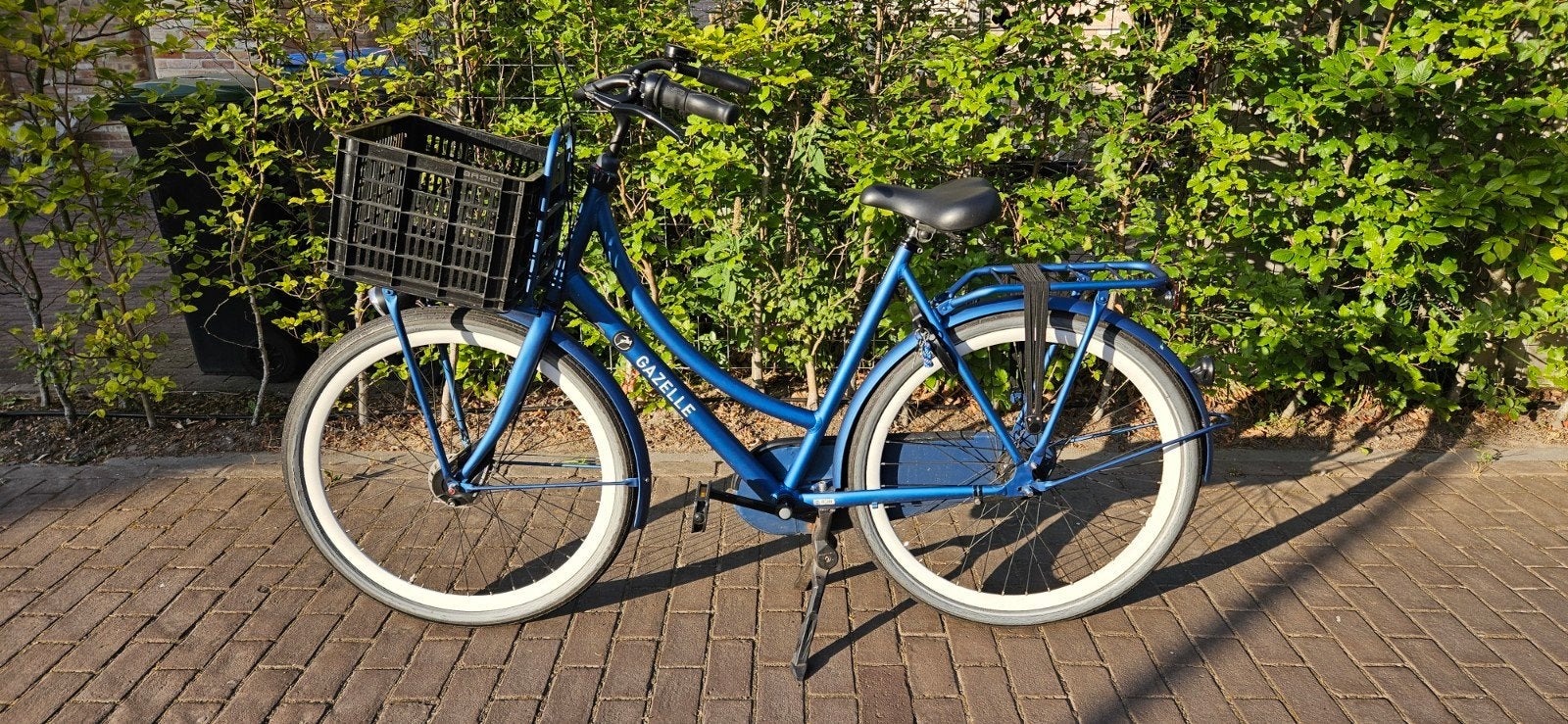 Gazelle PuurNL damesfiets maat 59 (2022), Fietsen en Brommers, Ophalen, Terugtraprem, Gebruikt, Versnellingen