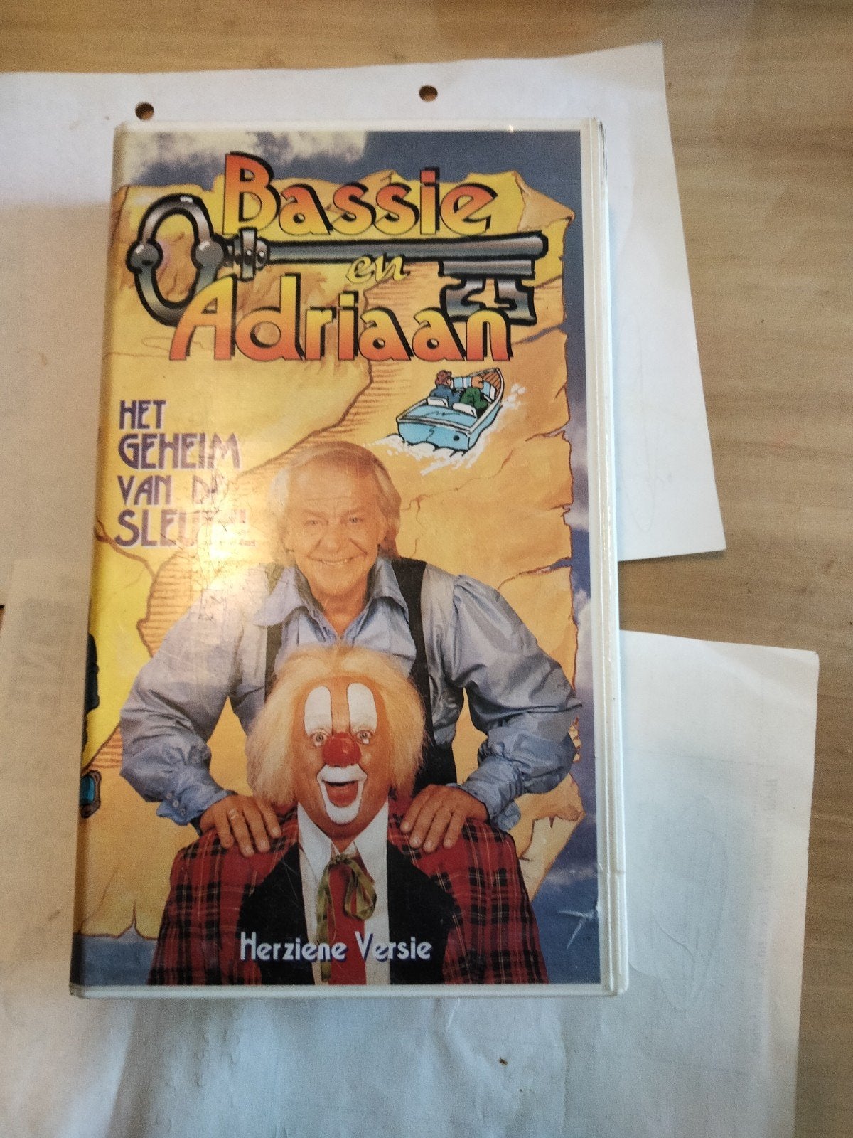 Bassie en Adriaan - Het Geheim van de Sleutel (VHS), Ophalen, Gebruikt, Alle leeftijden, Tv-serie