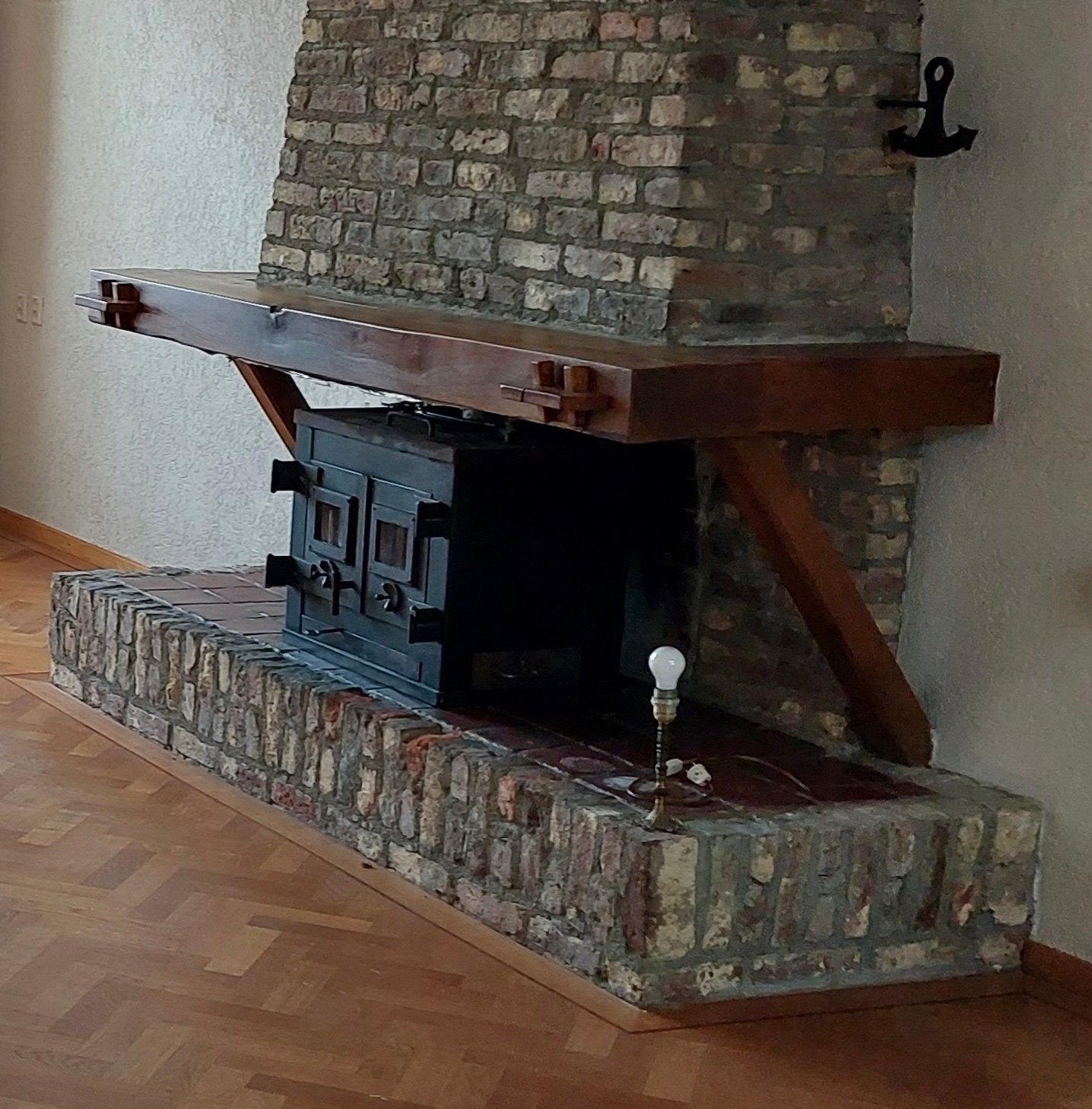 Houten Schouw, Ophalen, Gebruikt, Inbouwhaard, Houthaard