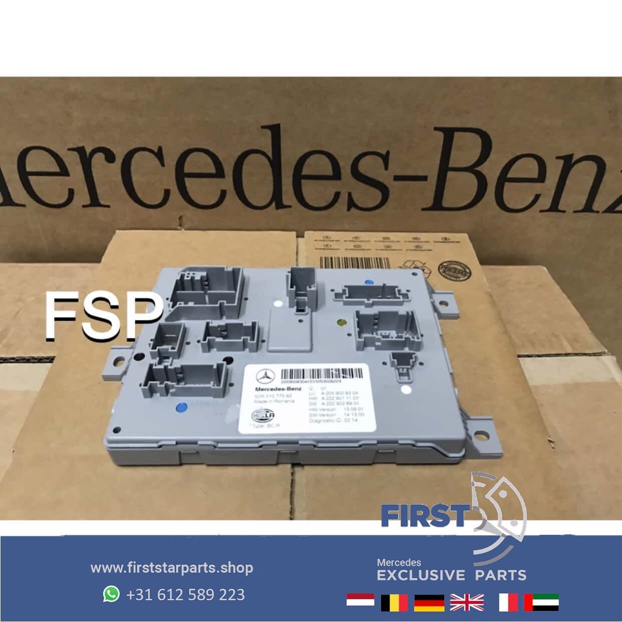 A2059008404 SAM MODULE COMPUTER W205 C205 S205 W253 C Klasse, Auto-onderdelen, Gebruikt, -, Ophalen of Verzenden, -