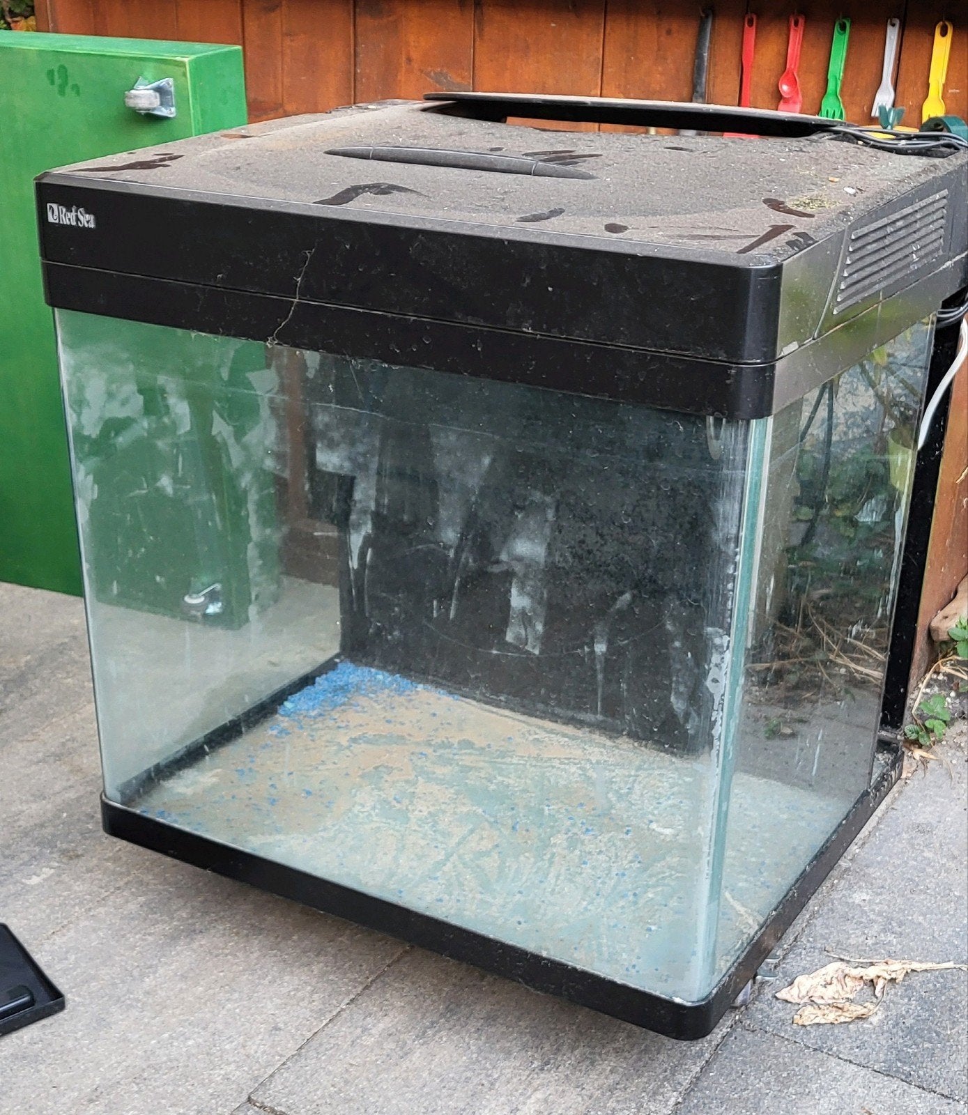 Aquarium, Ophalen, Inclusief deksel, Gebruikt, Leeg aquarium