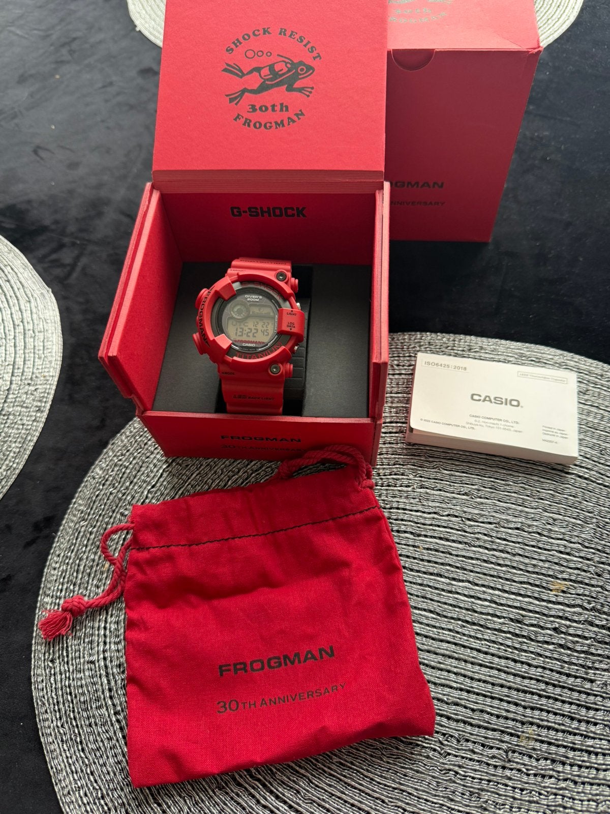 Casio g shock, Ophalen of Verzenden, Waterdicht, Nieuw, Rood