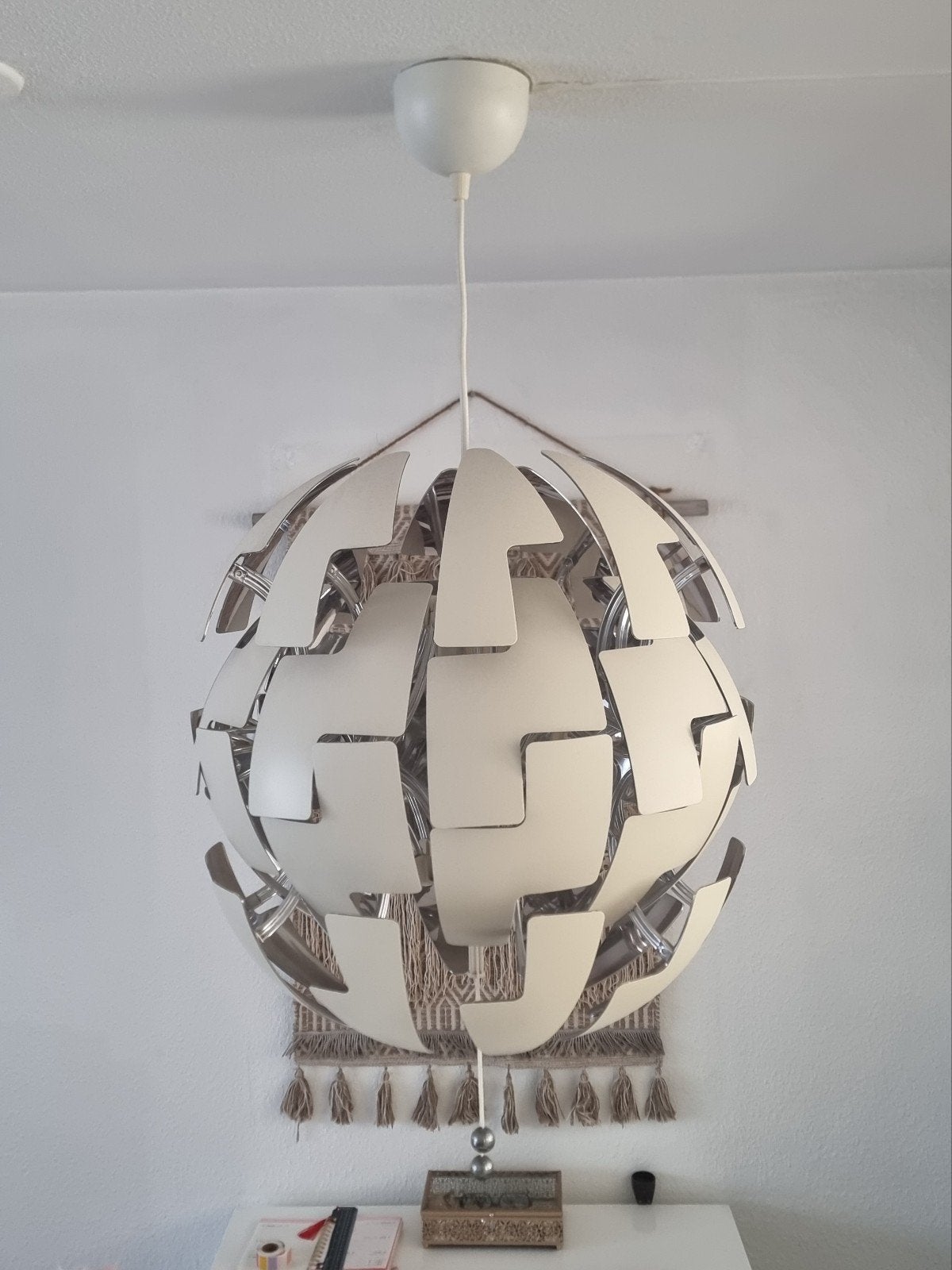 lamp hanglamp verstelbaar ikea groot model, Ophalen