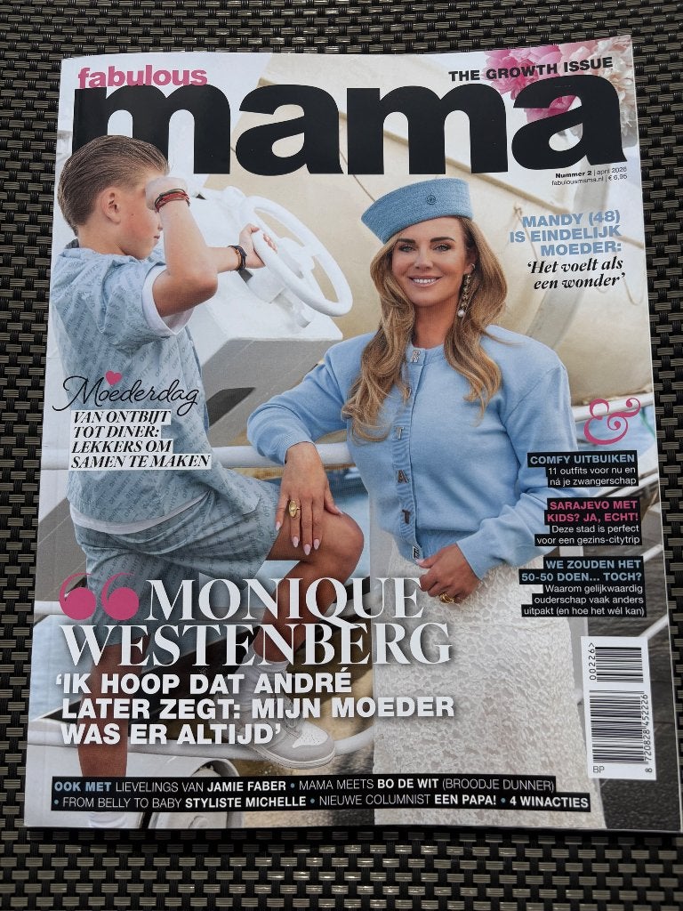Fabulous mama nr 2 Mei ‘26 Monique Westenberg NIEUW €1,95, Ophalen of Verzenden, Nieuw, Damesbladen