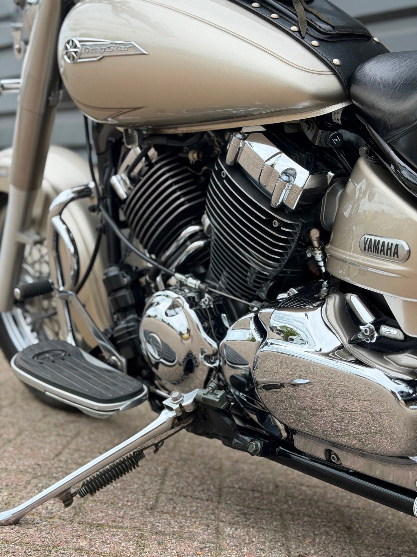 Yamaha XVS 650 DragStar chopper BJ 2006, Handvatverwarming, Handgeschakeld, 12 t/m 35 kW, 649 cc