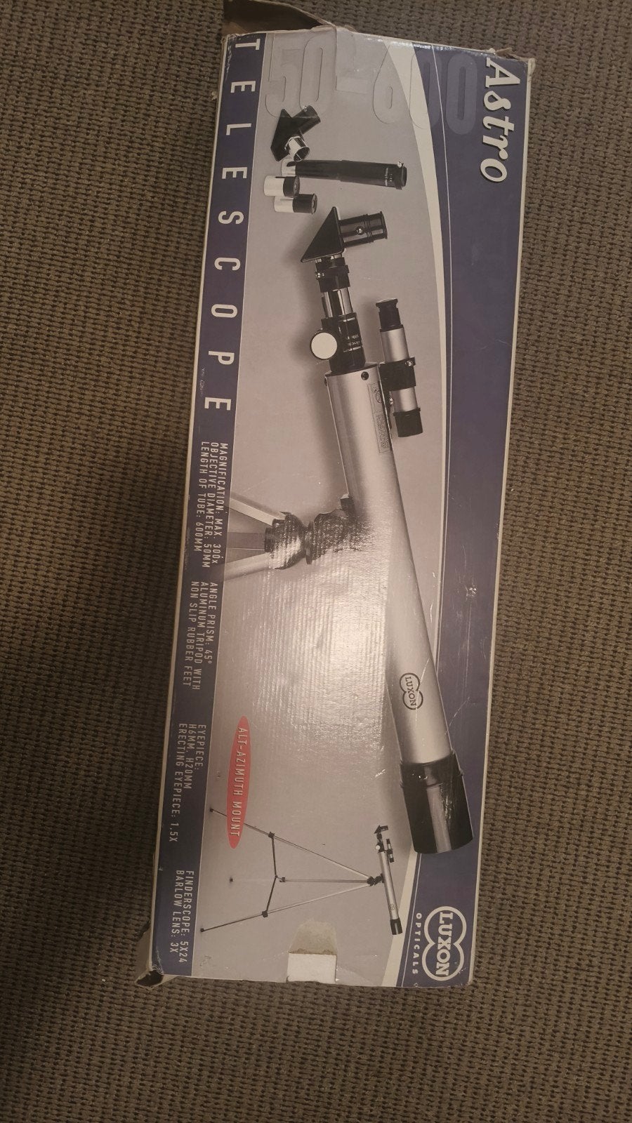 Luxon Astro Telescoop met Statief - zo goed alsNieuw in Doos, Audio, Tv en Foto, Lenzentelescoop (refractor), Ophalen of Verzenden