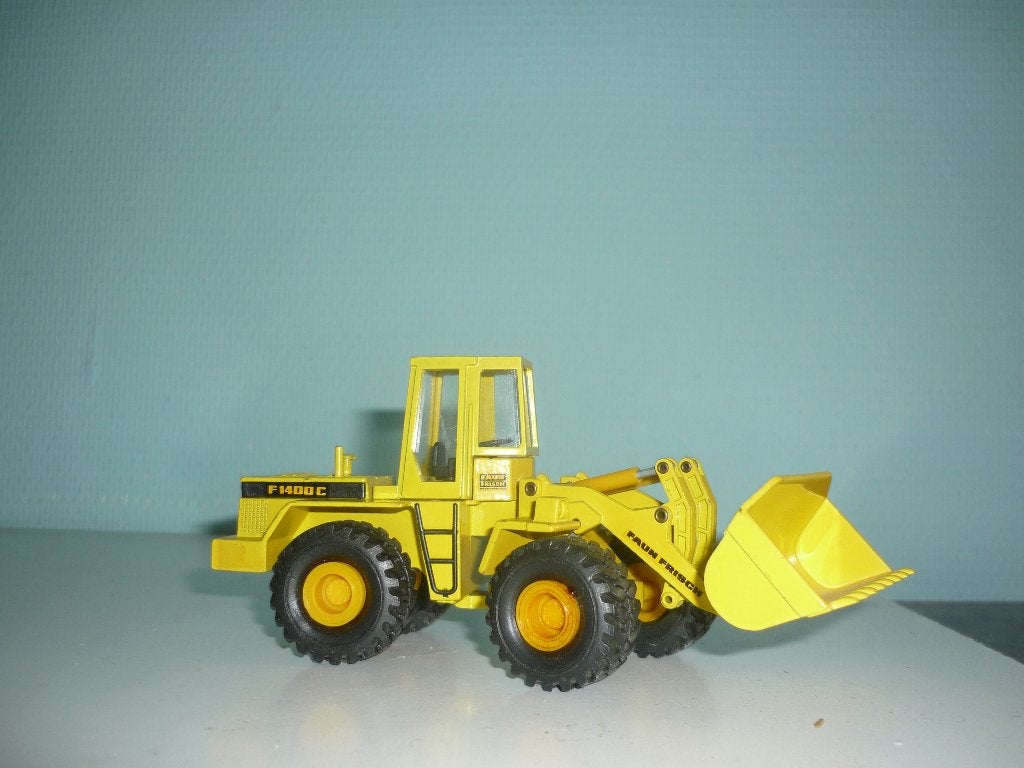 FAUN NZG SHOVEL, Hobby en Vrije tijd, Modelauto's | 1:50, Verzenden, Gebruikt, Hijskraan, Tractor of Landbouw, NZG